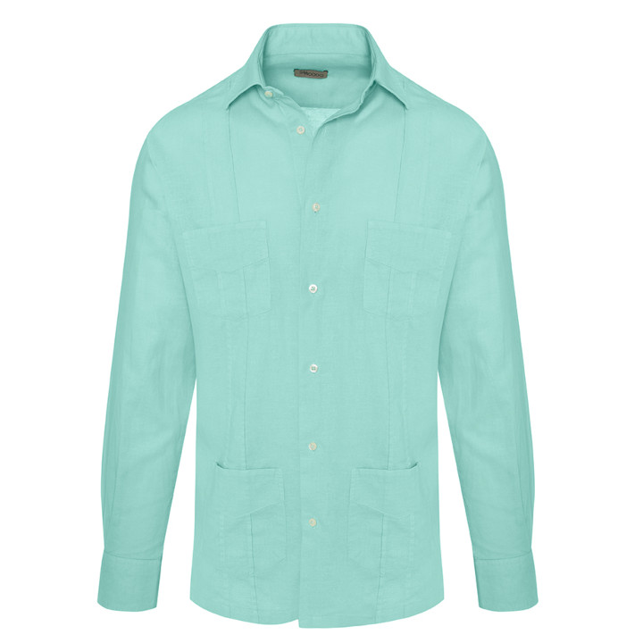 Guayabera best sale verde menta