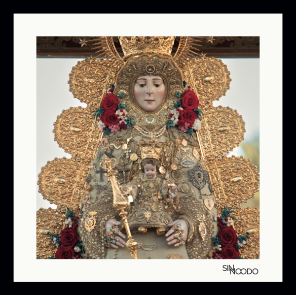 Pañuelo Virgen del Rocio , Real Hermandad de Nuestra Señora del Rocio de Jerez de la Frontera.